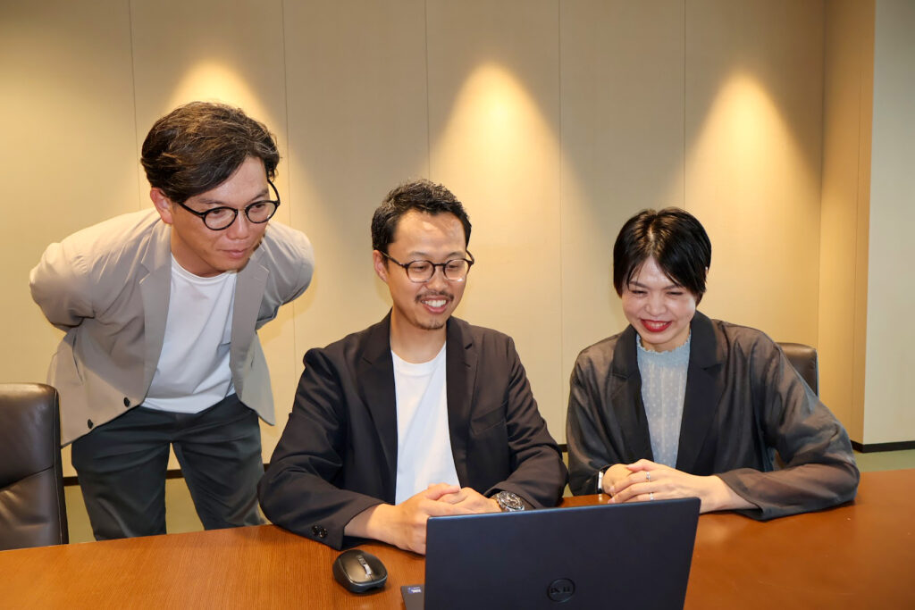 F1 PROJECTの制度運営を担うメンバー。(左から瀧本氏、赤堀氏、和泉氏)